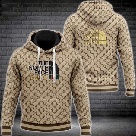 north face gucci t shirts|gucci north face hoodie brown.